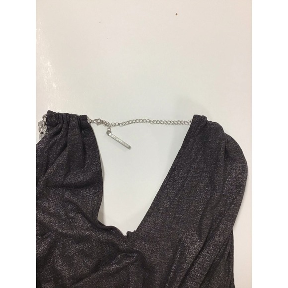 Michael Kors Black and Silver Womens Size Extra Large Dress - Picture 8 of 15